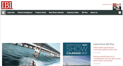Desktop Screenshot of ibinews.com